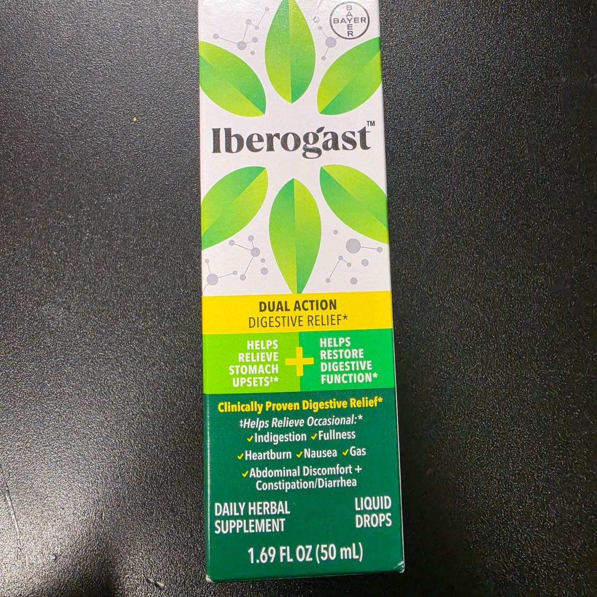 Iberogast Dual Action Digestive Relief liquid drops 50 mL authentic front package