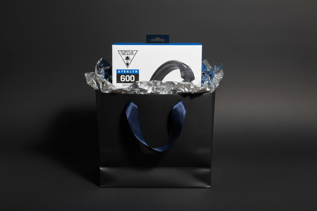 Turtle Beach Stealth 600 Gen 2 USB wireless gaming headset retail box as premium gaming gift in gift bag with ribbon – More4less Outlet