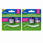 Two DenTek Temparin Max Advanced Repair Kit blister cards on a white background