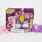 FurReal Friends Dizzy Dancers HillyHoot & ChipaLu 2-pack on white surface with pink and purple accent props, studio product photography – More4less Outlet