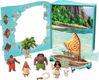 Disney Princess Moana Classic Storybook Set – Small Doll Figures & Playset