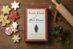 The Autobiography of Santa Claus by Jeff Guinn hardcover flat lay with Christmas cookies rolling pin and cinnamon sticks – More4less Outlet