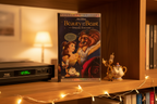 Beauty and the Beast Special Edition VHS Platinum Edition on wooden shelf with vintage VHS player and Disney collectibles – More4less Outlet