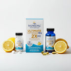 Aesthetic health wellness arrangement minimal styling with supplement bottles on clean white surface soft studio light