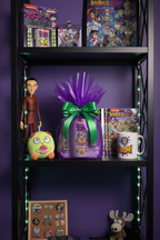 Invader Zim Adventure Bones game package displayed on fan collector shelf with purple and green Nickelodeon aesthetic — More4less Outlet