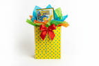The SpongeBob Movie Sponge Out of Water DVD as kids gift in bright colorful gift bag with bow – More4less Outlet