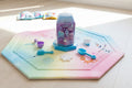 Disney Frozen Ice Reveal Squishy Ice toy on pastel play mat with bright cheerful lighting