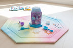 Disney Frozen Ice Reveal Squishy Ice toy on pastel play mat with bright cheerful lighting