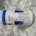 Side panel view of Purell Healthcare Surface Disinfecting Wipes canister showing active ingredients and EPA registration number