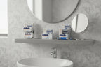 Gillette SkinGuard Sensitive cartridges on bathroom shelf men's grooming lifestyle