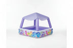 Intex Sun Shade Pool with Removable Canopy 62-inch inflatable toddler kiddie pool product view - More4less Outlet