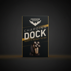 Freedom Grooming Charging Dock dark charcoal editorial with gold accent lighting premium men's grooming accessory – More4less Outlet