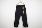 Dickies Flex Regular Fit Straight Leg Cargo Pant black 40x32 hanging on wooden hanger showing cargo pockets and belt loops – More4less Outlet
