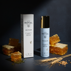 JAFRA Royal Revitalize Extra Hydration Serum dark luxury editorial with royal jelly accents – More4less Outlet