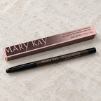 Mary Kay Brow Definer pencil and retail box on a pale stone surface