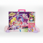 FurReal Friends Dizzy Dancers Spin n Glow Disco playset by Hasbro on white surface with pink and purple accent props, studio product photography – More4less Outlet