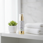 JAFRA Royal Jelly Pore Minimizer Serum on spa bathroom shelf with succulent – More4less Outlet