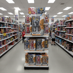 Power Rangers Lightning Collection Zeo Cog figure in original box on a retail toy store shelf among other Power Rangers figures — More4less Outlet