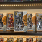 Power Rangers Lightning Collection Zeo Cog figure in original box displayed on a collector shelf among other Lightning Collection figures — More4less Outlet