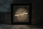 Simplee Adesso Congratulations LED light box close-up hero glow shot