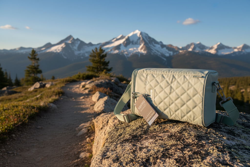 Igloo MaxCold Duo 8-Can Crossbody Cooler - New & Factory Sealed - Dual compartment insulation for hot and cold - More4less Outlet Verified