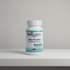 AI-generated studio image of NutriCology Delta-Fraction Tocotrienols 125 mg, 90 Softgels bottle on a white shelf