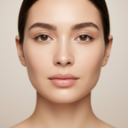 Close-up of visibly smooth, refined, pore-minimized skin after a skincare prep treatment