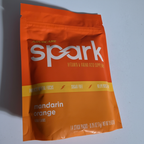 Close view of AdvoCare Spark Mandarin Orange supplement package