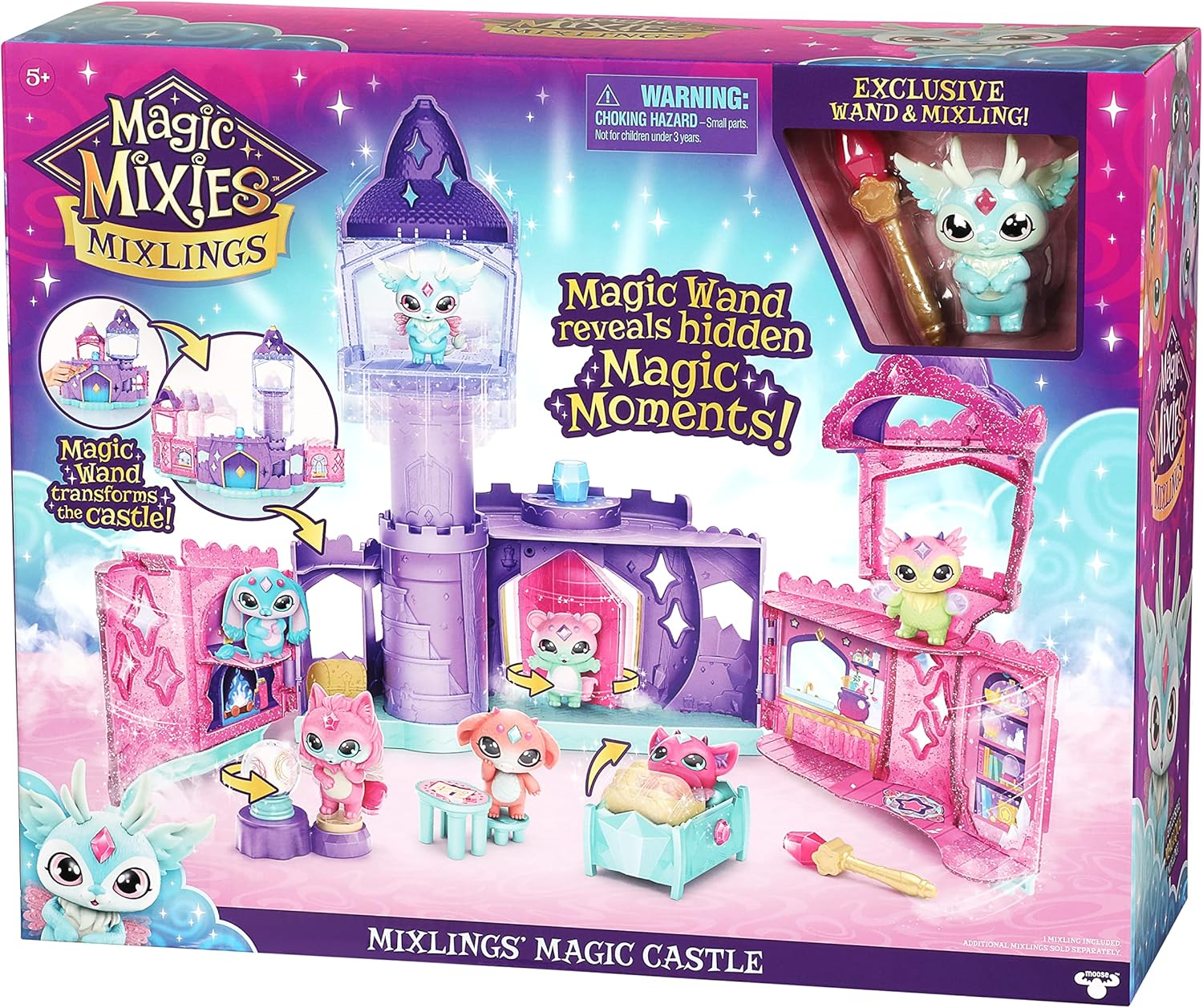 Magic Mixies Mixlings Magic Castle Playset with Exclusive Magique Figure