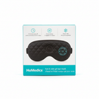HoMedics Hot and Cold Gel Eye Mask retail box upright on a white studio background