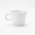 Bernardaud Organza teacup close-up hero shot showing high-gloss finish and handle