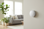 Airthings Wave Mini Air Quality Monitor mounted in living room – Bluetooth smart home air sensor – More4less Outlet