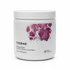 Thorne Ovarian Care close-up hero shot showing purple berry watercolor label