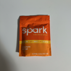 AdvoCare Spark Mandarin Orange supplement package on a neutral surface