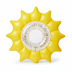 PoolCandy Sunflower Inflatable Pool Island fully inflated clean white studio background