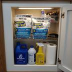 4-Pk Thetford Campa Fresh Holding Tank Treatment stored in RV under-sink cabinet - More4less Outlet