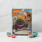 Disney Moana 2 Moana & Simea Village Home Playset on white marble with teal and coral accents, studio product photography – More4less Outlet
