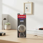 Kwikset door hardware on clean home improvement workspace with modern residential styling.