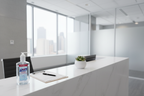 Purell Advanced 12oz sanitizer pump bottle modern office reception desk display — More4less Outlet