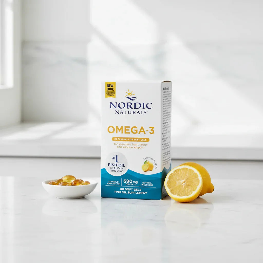 Pristine bright white interior reflecting professional health supplement brand quality with clean minimal styling