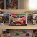 Star Wars Doorables Phantom Menace Widescreen Moments Set on a child's bedroom shelf
