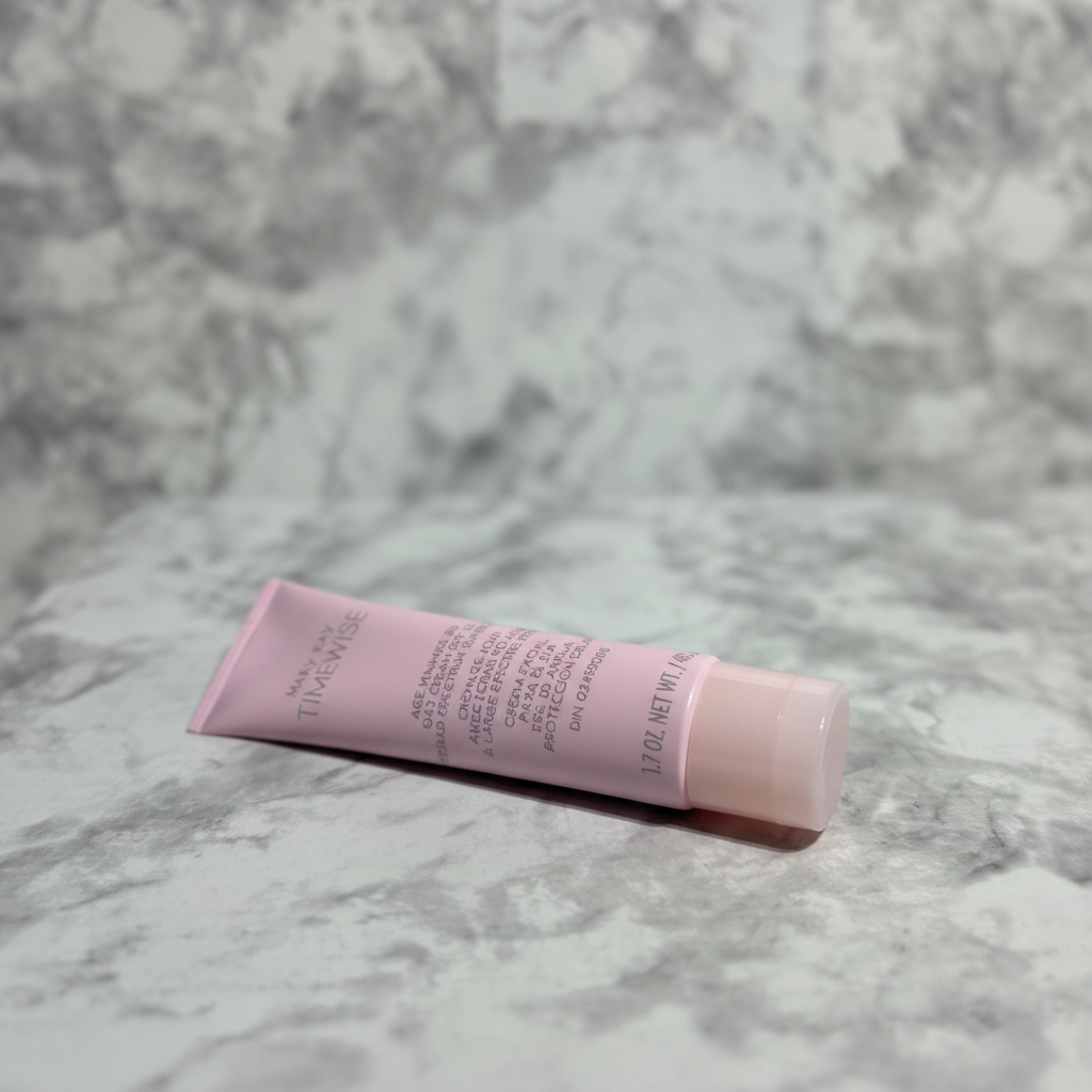 Mary Kay TimeWise Age Minimize 3D Day Cream SPF 30 on white marble studio luxury beauty product photography – More4less Outlet