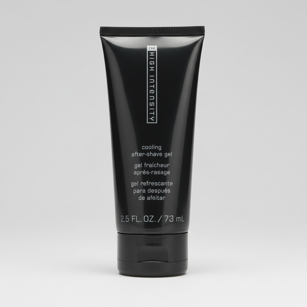 Close view of the Mary Kay MK High Intensity Cooling After-Shave Gel 2.5 fl oz tube