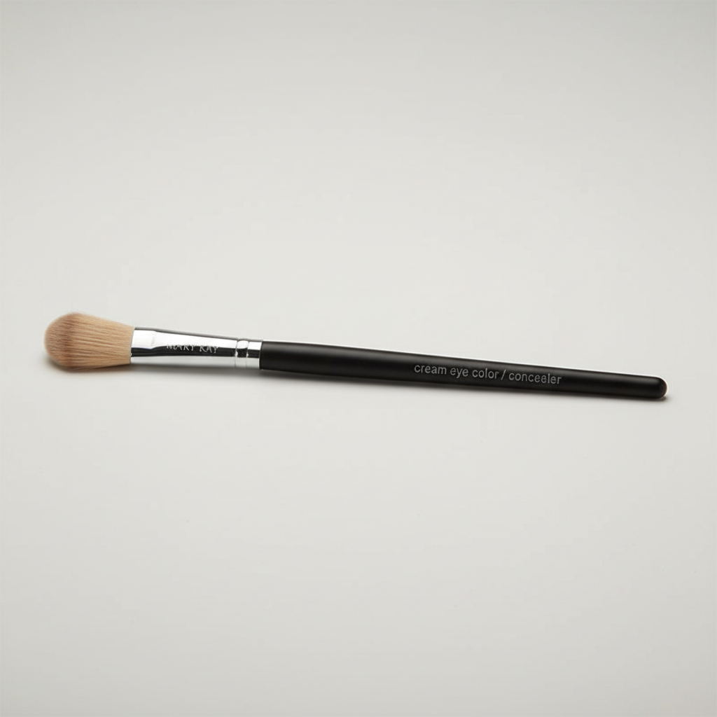 Mary Kay Cream Eye Color and Concealer Brush on a neutral studio surface