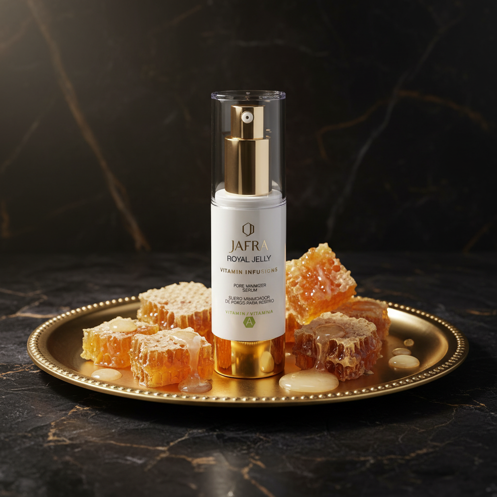 JAFRA Royal Jelly Pore Minimizer Serum with honeycomb royal jelly editorial – More4less Outlet