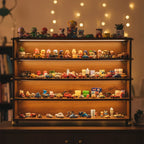 ZURU Mini Brands Max Surprise collectibles displayed on collector's shelf