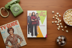 The Mary Tyler Moore Show Complete Second Season DVD box set retro flat lay with rotary phone TV Guide and popcorn – More4less Outlet