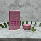 Pacifica Love'Zit heart-shaped acne patches pink box on white marble beside fresh botanicals and reusable tin – More4less Outlet