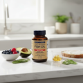 Wiley's Finest Wild Alaskan Fish Oil Peak DHA 60 Softgels on marble counter - More4less Outlet