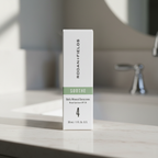 AI-generated contextual image of Rodan + Fields SOOTHE Daily Mineral Sunscreen SPF 30 on a bathroom vanity